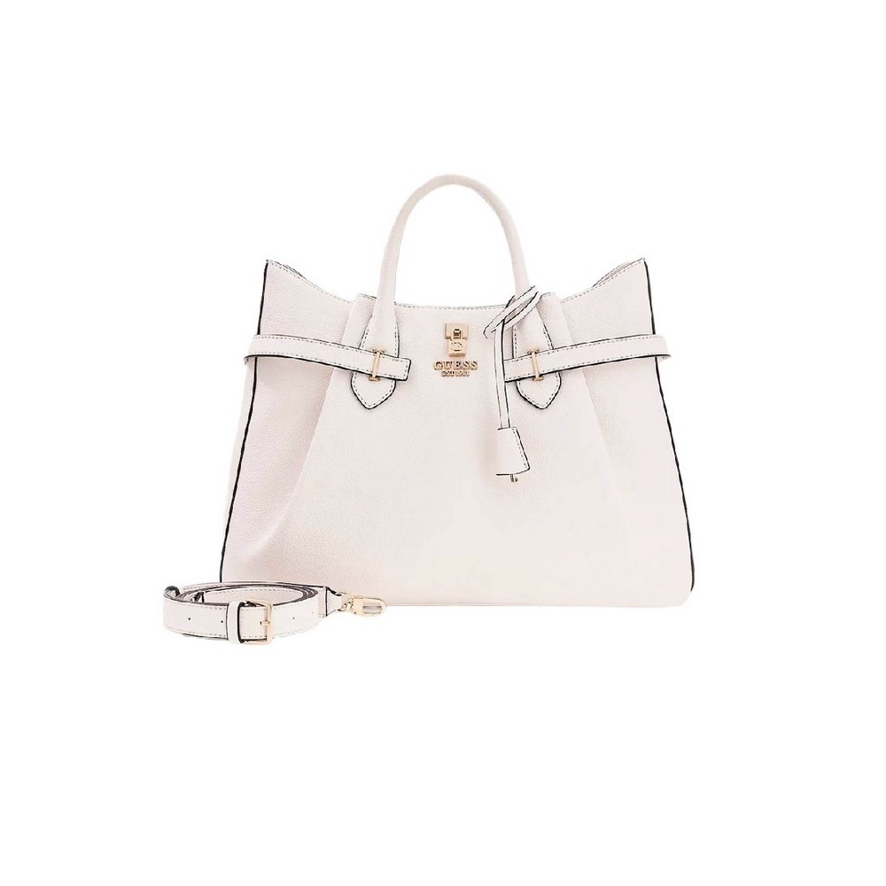 GUESS YESBA GIRLFRIEND SATCHEL ΤΣΑΝΤΑ ΓΥΝΑΙΚΕΙΑ OFF WHITE