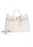 GUESS YESBA GIRLFRIEND SATCHEL ΤΣΑΝΤΑ ΓΥΝΑΙΚΕΙΑ OFF WHITE