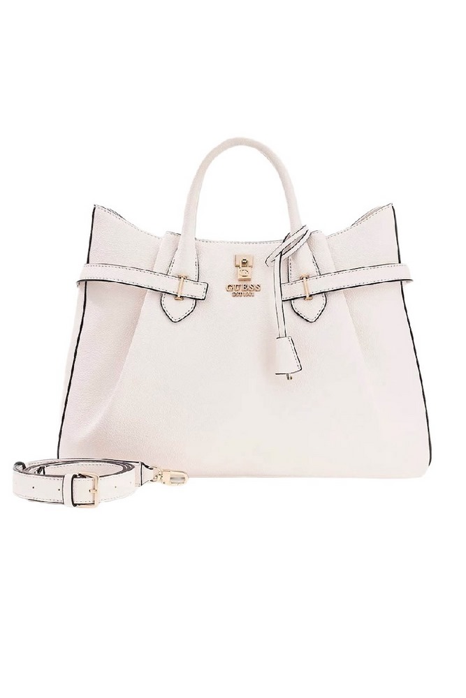 GUESS YESBA GIRLFRIEND SATCHEL ΤΣΑΝΤΑ ΓΥΝΑΙΚΕΙΑ OFF WHITE