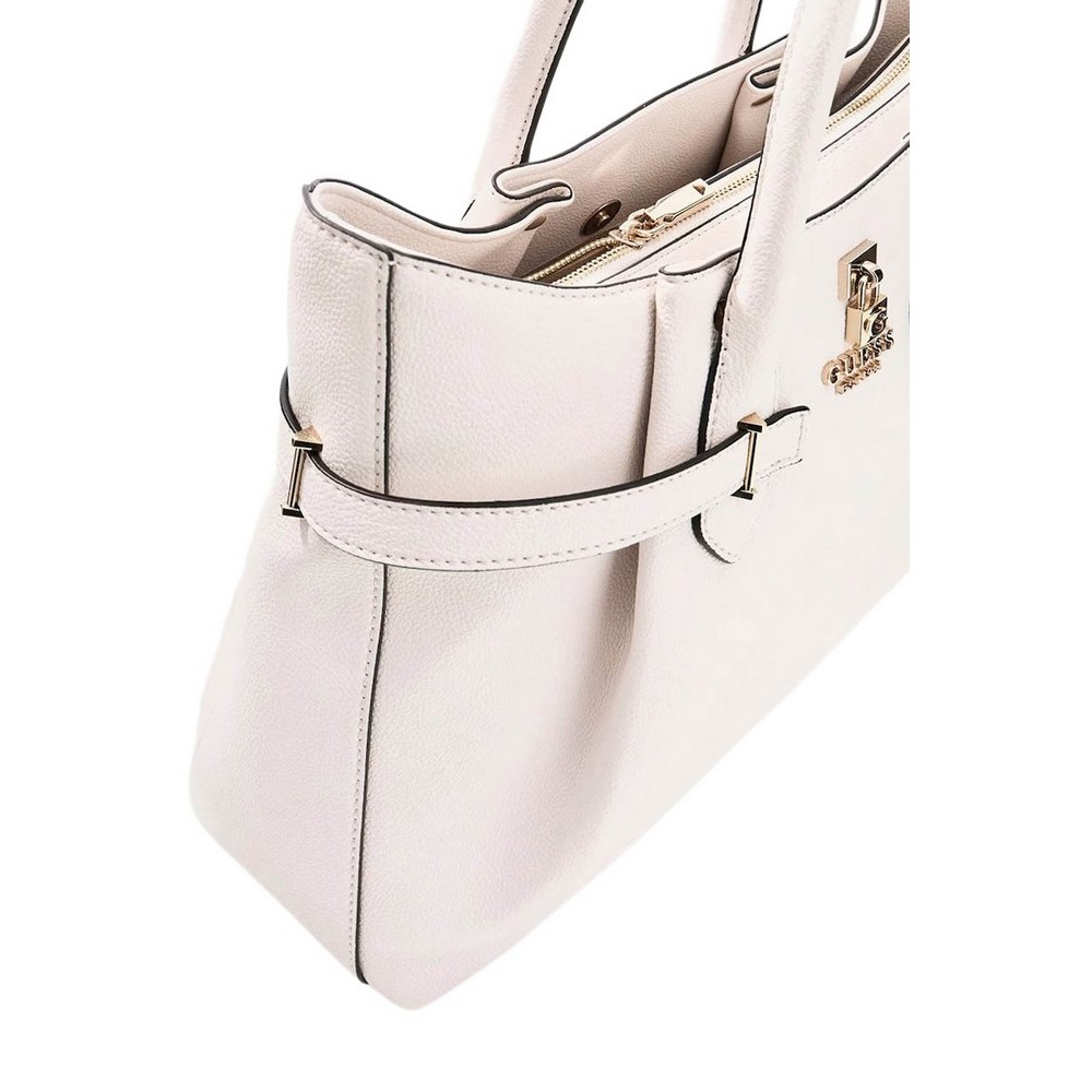 GUESS YESBA GIRLFRIEND SATCHEL ΤΣΑΝΤΑ ΓΥΝΑΙΚΕΙΑ OFF WHITE