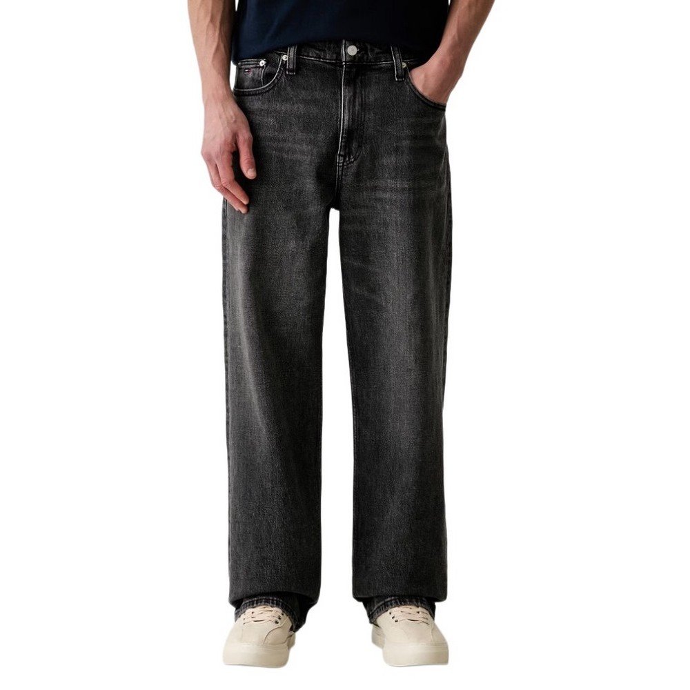 TOMMY JEANS JAIMIE RLXD STR BI0187 ΠΑΝΤΕΛΟΝΙ ΑΝΔΡΙΚΟ DENIM BLACK