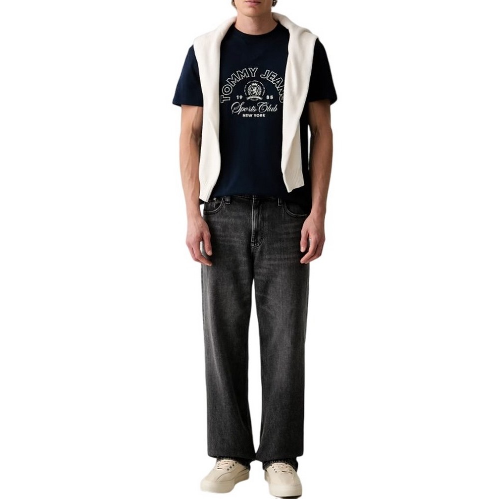 TOMMY JEANS JAIMIE RLXD STR BI0187 ΠΑΝΤΕΛΟΝΙ ΑΝΔΡΙΚΟ DENIM BLACK