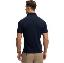 SUPERDRY D2 CREST POLO T-SHIRT ΜΠΛΟΥΖΑ ΑΝΔΡΙΚΗ DARK NAVY