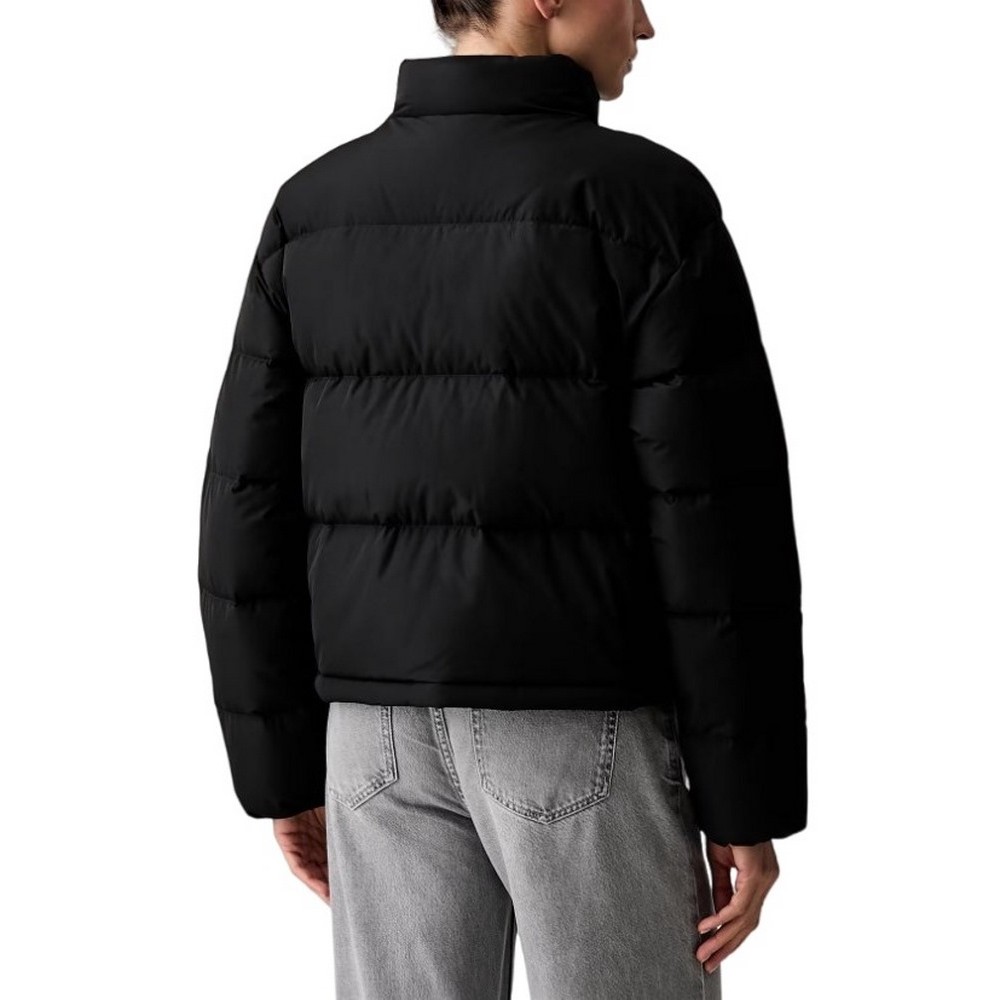 CALVIN KLEIN JEANS MATTE MW PATCH LOGO DOWN PUFFER ΜΠΟΥΦΑΝ ΓΥΝΑΙΚΕΙΟ BLACK