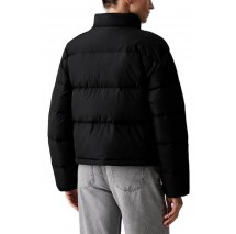 CALVIN KLEIN JEANS MATTE MW PATCH LOGO DOWN PUFFER ΜΠΟΥΦΑΝ ΓΥΝΑΙΚΕΙΟ BLACK