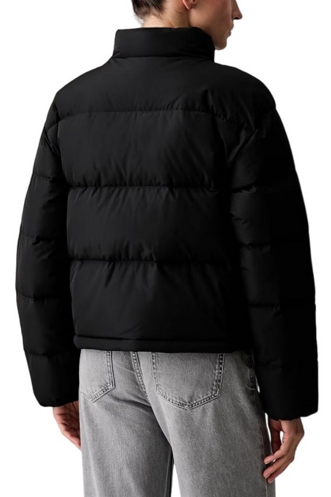 CALVIN KLEIN JEANS MATTE MW PATCH LOGO DOWN PUFFER ΜΠΟΥΦΑΝ ΓΥΝΑΙΚΕΙΟ BLACK