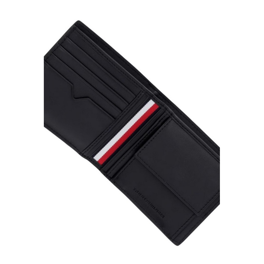 TOMMY HILFIGER ELEMENT EXTRA CC AND COIN ΠΟΡΤΟΦΟΛΙ ΑΝΔΡΙΚΟ BLACK