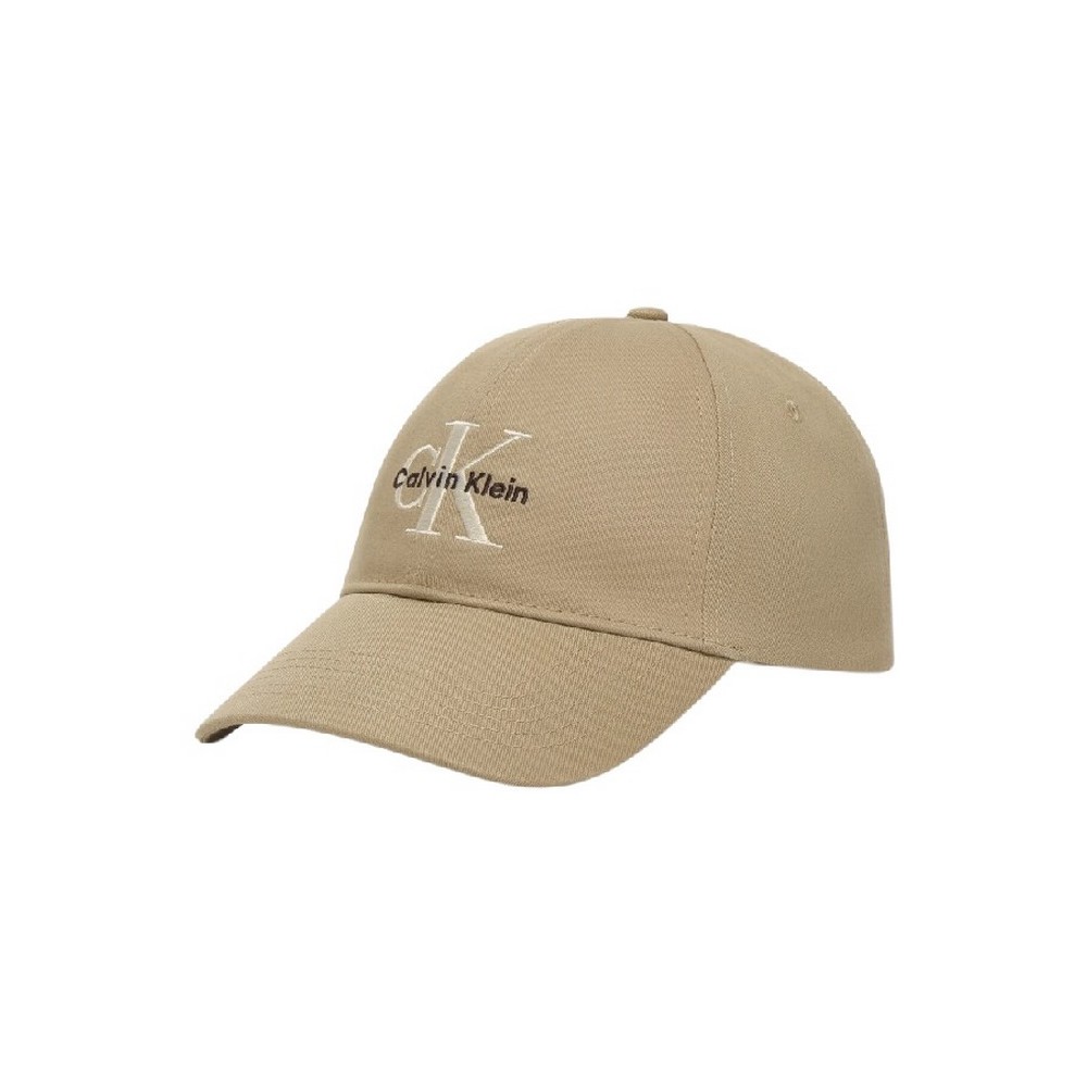 CALVIN KLEIN JEANS MONO LOGO EMBRO CAP ΚΑΠΕΛΟ ΑΝΔΡΙΚΟ BEIGE