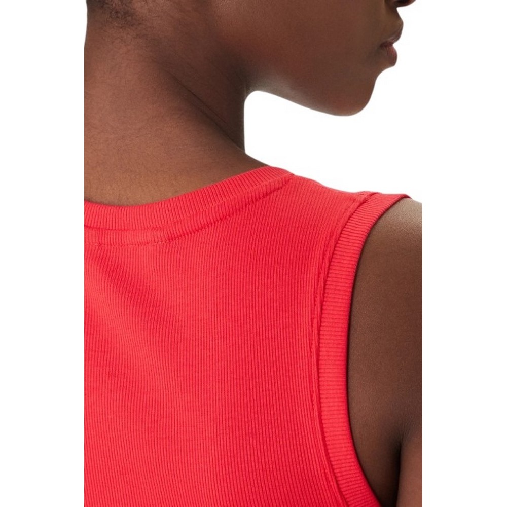 TOMMY JEANS  ESSENTIAL RIB TANK EXT ΤΟΠ ΓΥΝΑΙΚΕΙΟ RED ALERT