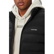 CALVIN KLEIN CLASSIC LTWT NYLON CHANNELED PUF ΑΜΑΝΙΚΟ ΜΠΟΥΦΑΝ ΑΝΔΡΙΚΟ BLACK