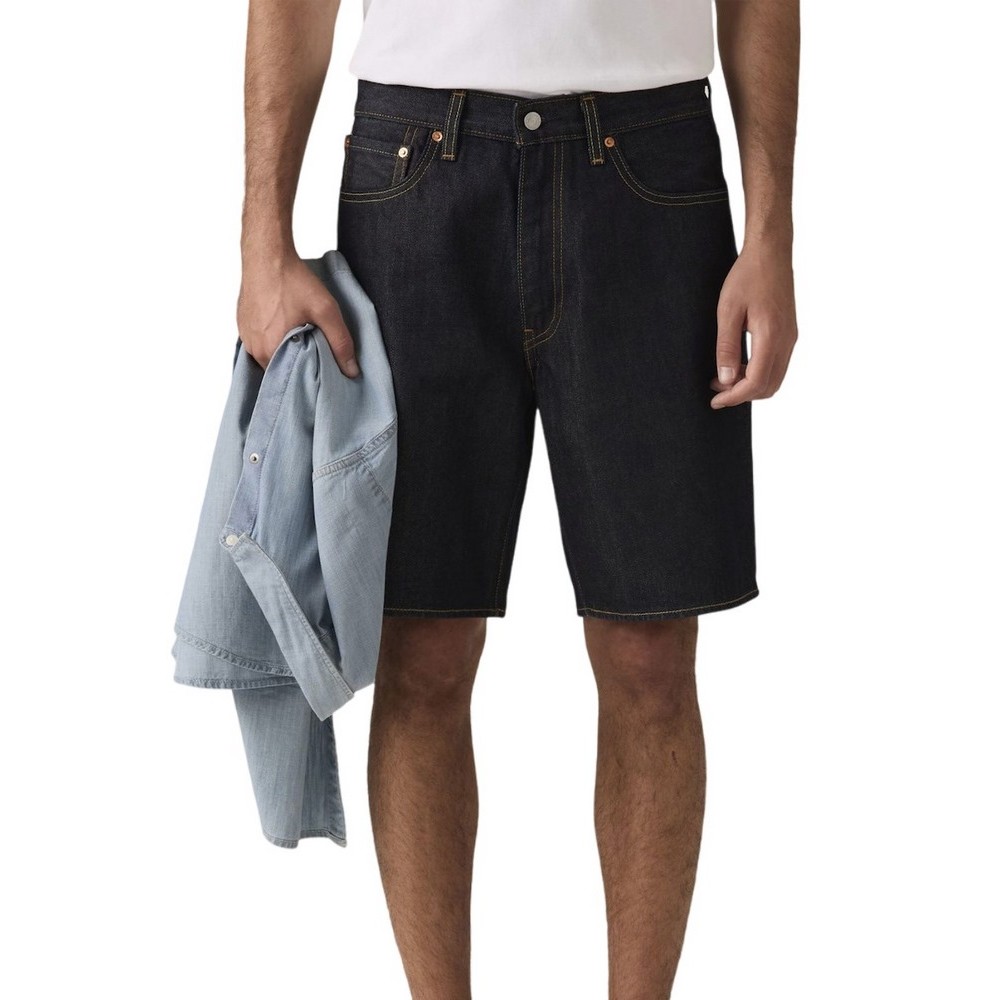 LEVIS 468 LOOSE SHORTS FLAT FINISH ΤΖΙΝ ΒΕΡΜΟΥΔΑ ΑΝΔΡΙΚΗ DARK INDIGO