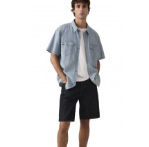 LEVIS 468 LOOSE SHORTS FLAT FINISH ΤΖΙΝ ΒΕΡΜΟΥΔΑ ΑΝΔΡΙΚΗ DARK INDIGO