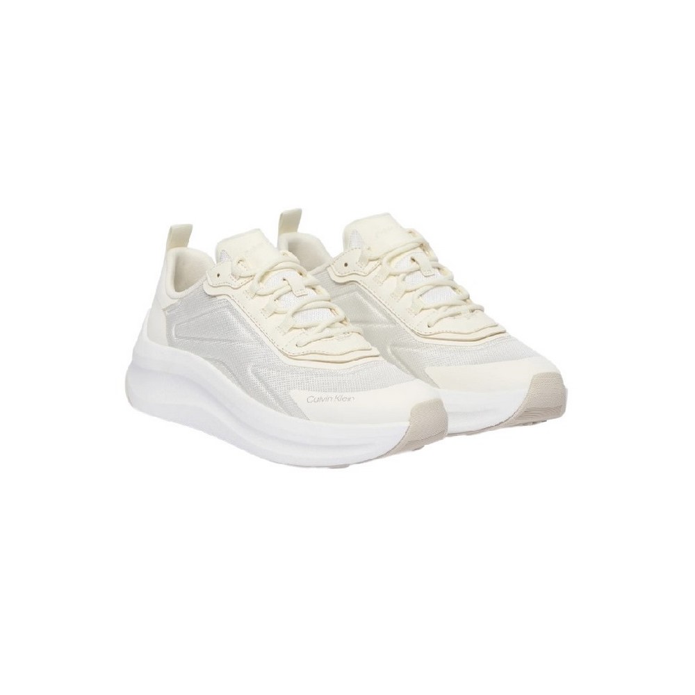 CALVIN KLEIN CHUNKY RUNNER LACEUP HF BLST NY ΠΑΠΟΥΤΣΙ ΓΥΝΑΙΚΕΙΟ BRIGHT WHITE