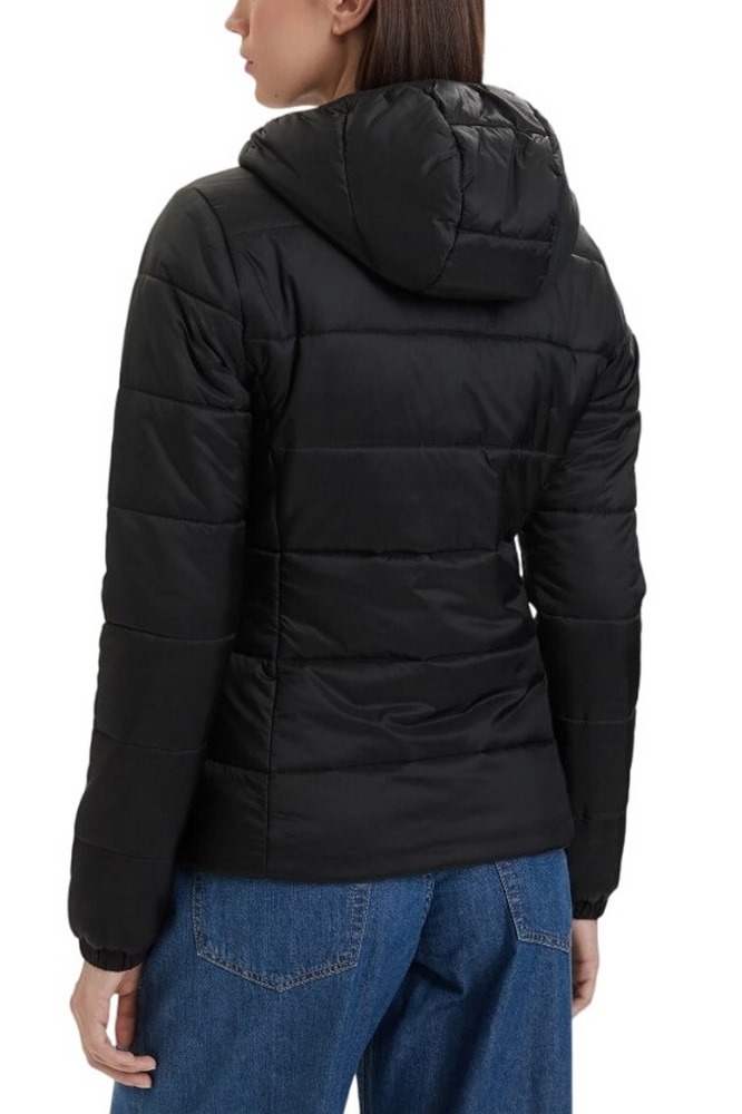 TOMMY JEANS SLIM LW HOODED PADDED JACKET ΜΠΟΥΦΑΝ ΓΥΝΑΙΚΕΙΟ BLACK