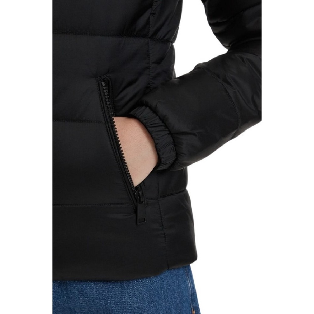 TOMMY JEANS SLIM LW HOODED PADDED JACKET ΜΠΟΥΦΑΝ ΓΥΝΑΙΚΕΙΟ BLACK