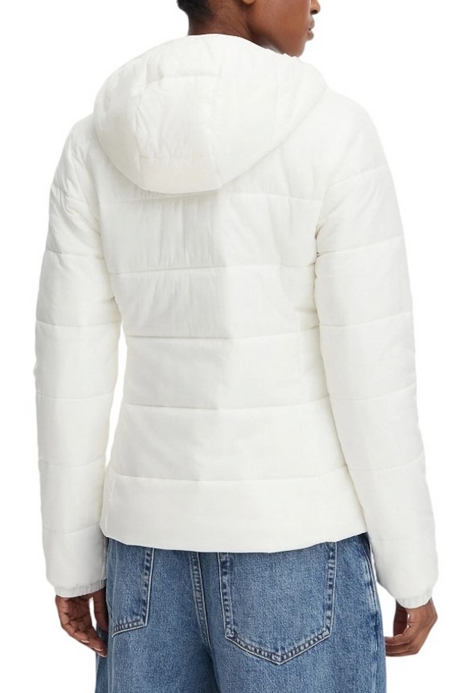TOMMY JEANS SLIM LW HOODED PADDED JACKET ΜΠΟΥΦΑΝ ΓΥΝΑΙΚΕΙΟ WHITE