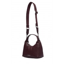 CALVIN KLEIN WEBBING STRAP SMALL BAG ΤΣΑΝΤΑ ΓΥΝΑΙΚΕΙΑ BORDEAUX