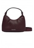 CALVIN KLEIN WEBBING STRAP SMALL BAG ΤΣΑΝΤΑ ΓΥΝΑΙΚΕΙΑ BORDEAUX