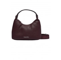 CALVIN KLEIN WEBBING STRAP SMALL BAG ΤΣΑΝΤΑ ΓΥΝΑΙΚΕΙΑ BORDEAUX
