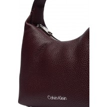 CALVIN KLEIN WEBBING STRAP SMALL BAG ΤΣΑΝΤΑ ΓΥΝΑΙΚΕΙΑ BORDEAUX