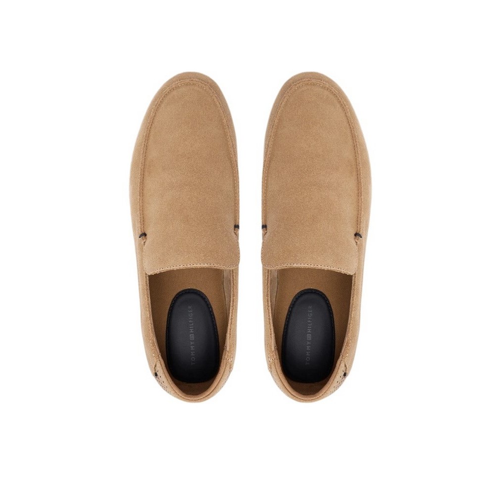 TOMMY HILFIGER MODERN LIGHT SUEDE LOAFER ΠΑΠΟΥΤΣΙ ΑΝΔΡΙΚΟ SAND