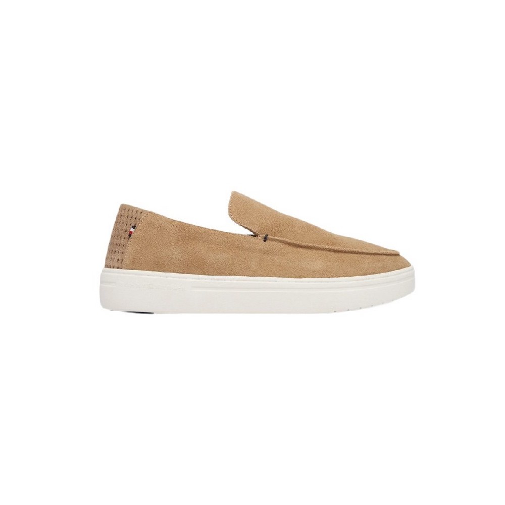 TOMMY HILFIGER MODERN LIGHT SUEDE LOAFER ΠΑΠΟΥΤΣΙ ΑΝΔΡΙΚΟ SAND