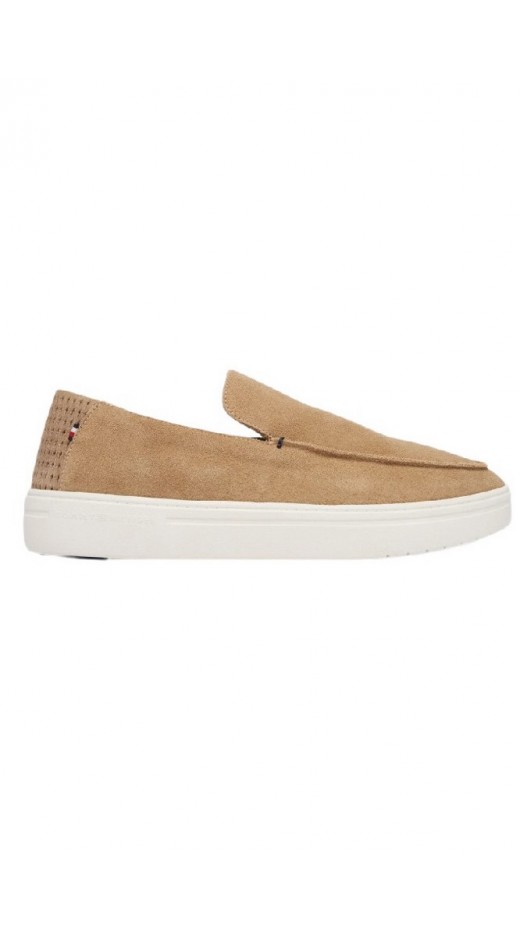 TOMMY HILFIGER MODERN LIGHT SUEDE LOAFER ΠΑΠΟΥΤΣΙ ΑΝΔΡΙΚΟ SAND