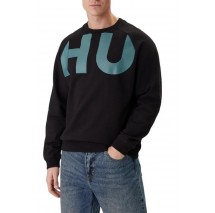HUGO BOSS SWEATSHIRT NALFCREW ΦΟΥΤΕΡ ΜΠΛΟΥΖΑ ΑΝΔΡΙΚΗ BLACK