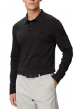 CALVIN KLEIN SLIM SUPIMA LOGO PATCH POLO T-SHIRT ΜΠΛΟΥΖΑ ΑΝΔΡΙΚΗ BLACK
