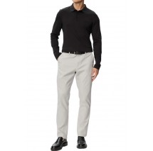 CALVIN KLEIN SLIM SUPIMA LOGO PATCH POLO T-SHIRT ΜΠΛΟΥΖΑ ΑΝΔΡΙΚΗ BLACK