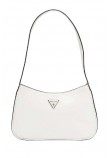 GUESS ARNELA TOP ZIP SHOULDER BAG ΤΣΑΝΤΑ ΓΥΝΑΙΚΕΙΑ WHITE
