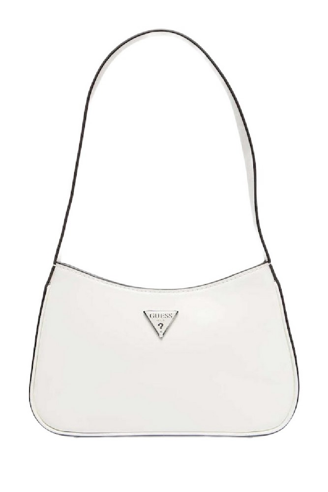 GUESS ARNELA TOP ZIP SHOULDER BAG ΤΣΑΝΤΑ ΓΥΝΑΙΚΕΙΑ WHITE