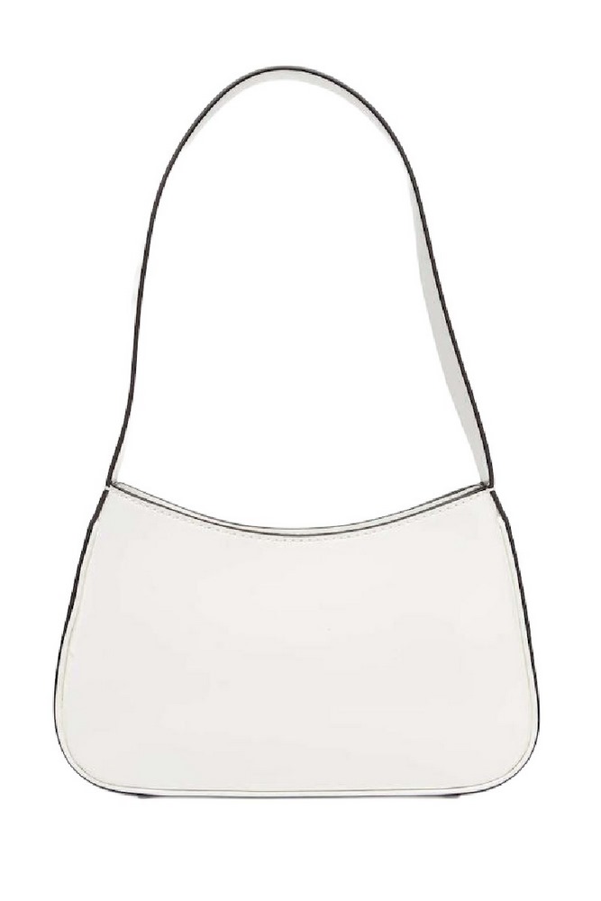 GUESS ARNELA TOP ZIP SHOULDER BAG ΤΣΑΝΤΑ ΓΥΝΑΙΚΕΙΑ WHITE