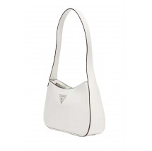 GUESS ARNELA TOP ZIP SHOULDER BAG ΤΣΑΝΤΑ ΓΥΝΑΙΚΕΙΑ WHITE