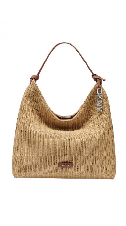 DKNY PAULA HOBOS HANDBAG R61COO07 ΤΣΑΝΤΑ ΓΥΝΑΙΚΕΙΑ COGNAC