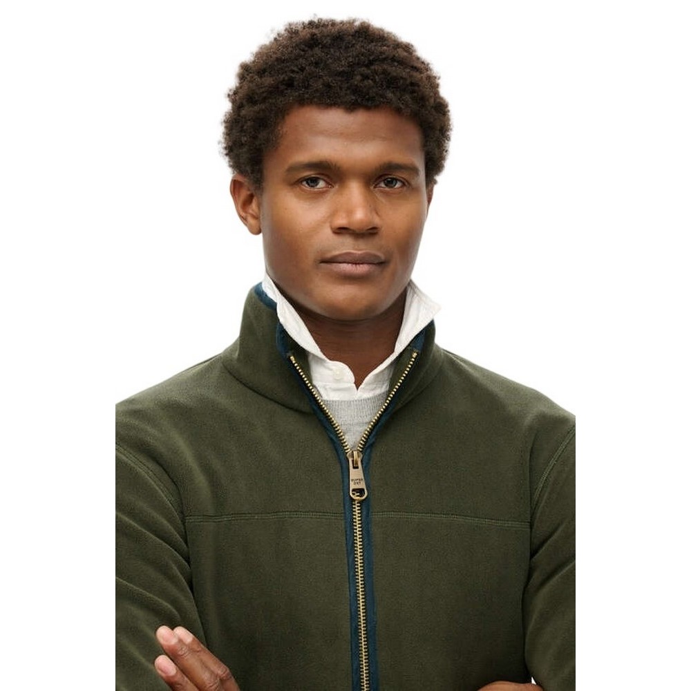 SUPERDRY D3 OVIN ESTATE FULL ZIP FLEECE ΖΑΚΕΤΑ ΑΝΔΡΙΚΗ OLIVE