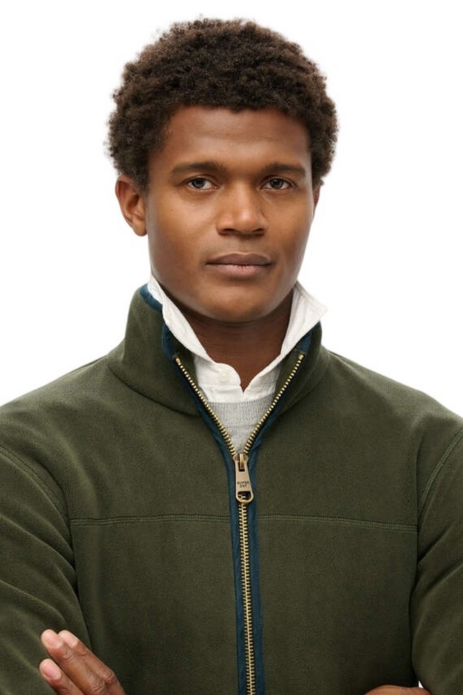 SUPERDRY D3 OVIN ESTATE FULL ZIP FLEECE ΖΑΚΕΤΑ ΑΝΔΡΙΚΗ OLIVE