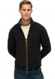 SUPERDRY D3 OVIN ESTATE FULL ZIP FLEECE ΖΑΚΕΤΑ ΑΝΔΡΙΚΗ BLACK