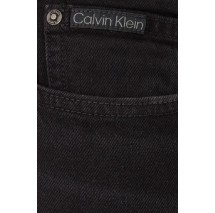 CALVIN KLEIN JEANS SLIM STRAIGHT WALL STREET BLACK ΤΖΙΝ ΠΑΝΤΕΛΟΝΙ ΑΝΔΡΙΚΟ BLACK DENIM