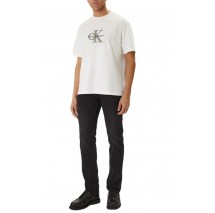 CALVIN KLEIN JEANS SLIM STRAIGHT WALL STREET BLACK ΤΖΙΝ ΠΑΝΤΕΛΟΝΙ ΑΝΔΡΙΚΟ BLACK DENIM