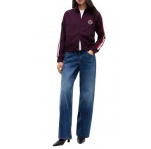 TOMMY JEANS TAPE TRACK JACKET ΖΑΚΕΤΑ ΦΟΥΤΕΡ ΓΥΝΑΙΚΕΙΑ BERRY