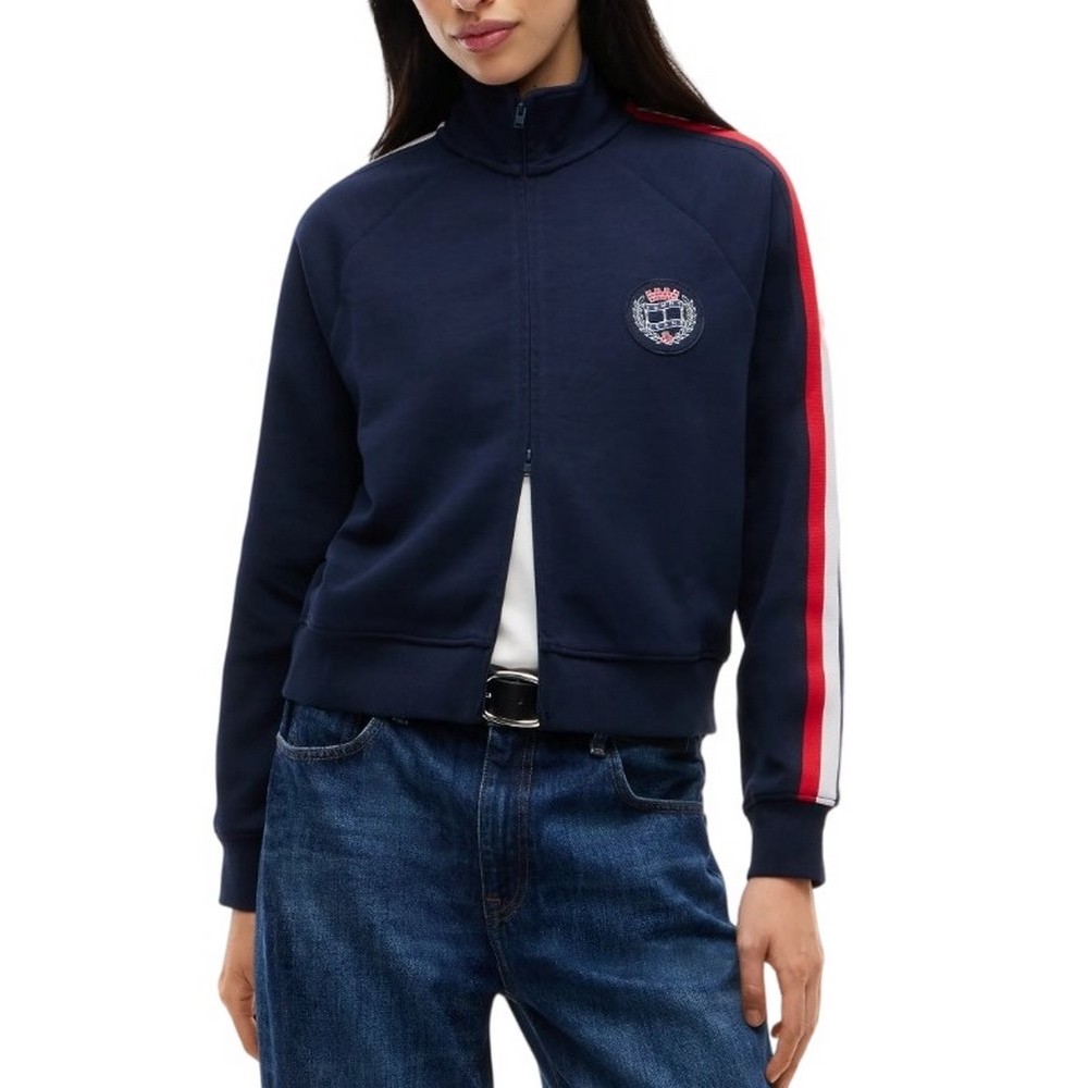TOMMY JEANS TAPE TRACK JACKET ΖΑΚΕΤΑ ΦΟΥΤΕΡ ΓΥΝΑΙΚΕΙΑ NAVY