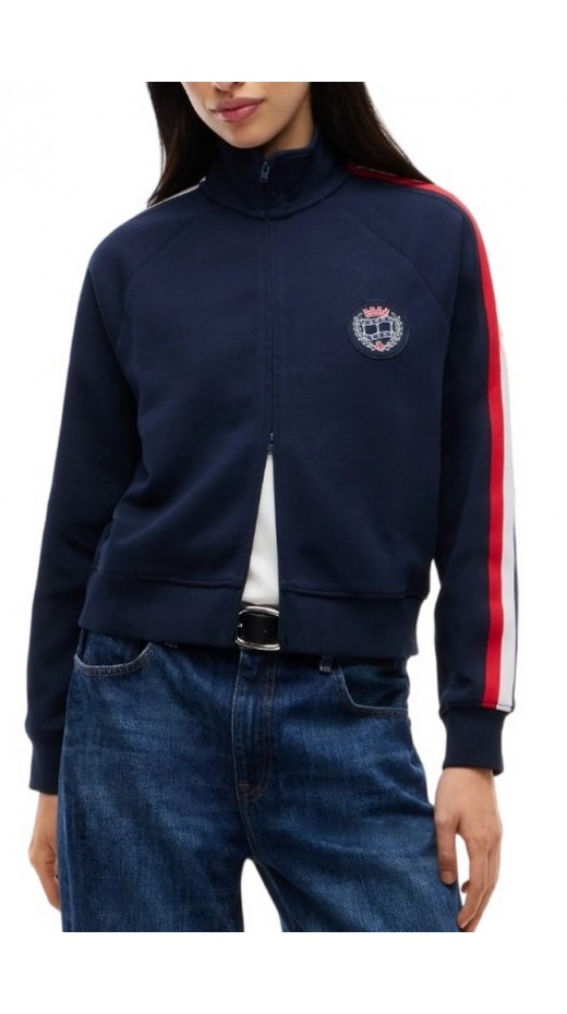 TOMMY JEANS TAPE TRACK JACKET ΖΑΚΕΤΑ ΦΟΥΤΕΡ ΓΥΝΑΙΚΕΙΑ NAVY