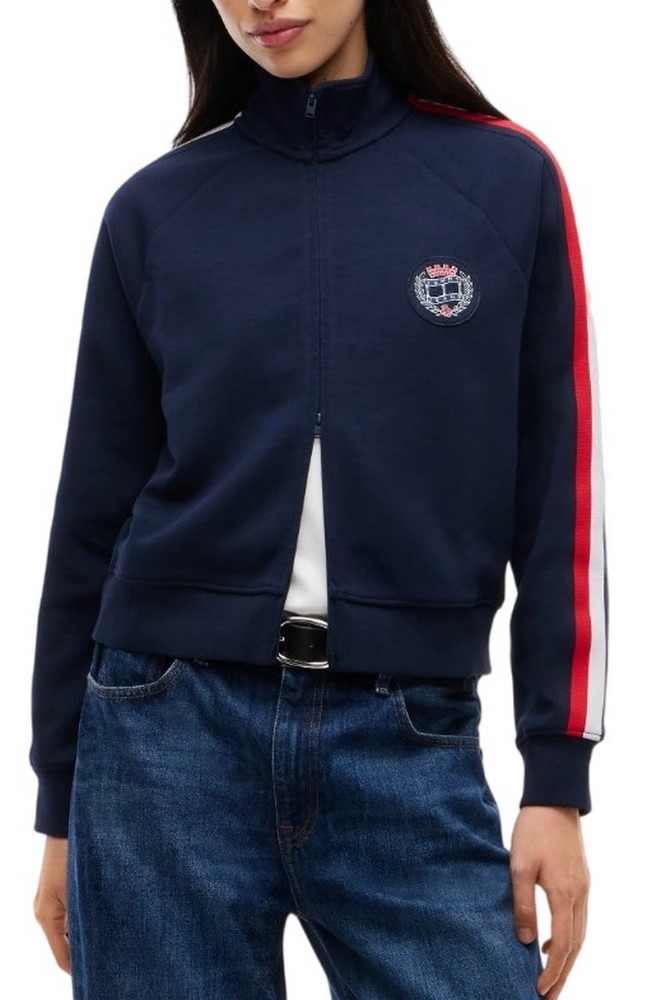 TOMMY JEANS TAPE TRACK JACKET ΖΑΚΕΤΑ ΦΟΥΤΕΡ ΓΥΝΑΙΚΕΙΑ NAVY