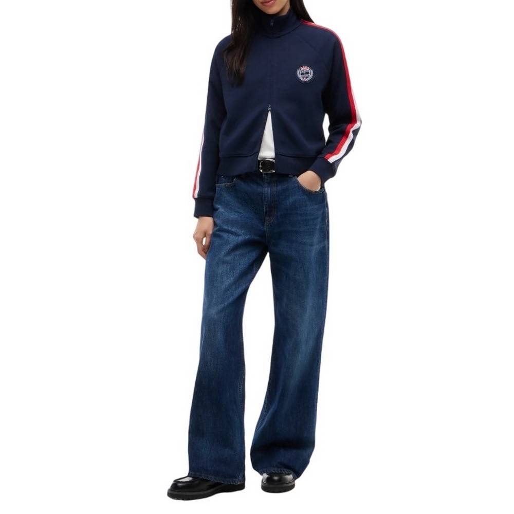 TOMMY JEANS TAPE TRACK JACKET ΖΑΚΕΤΑ ΦΟΥΤΕΡ ΓΥΝΑΙΚΕΙΑ NAVY