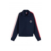 TOMMY JEANS TAPE TRACK JACKET ΖΑΚΕΤΑ ΦΟΥΤΕΡ ΓΥΝΑΙΚΕΙΑ NAVY