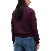 TOMMY JEANS TAPE TRACK JACKET ΖΑΚΕΤΑ ΦΟΥΤΕΡ ΓΥΝΑΙΚΕΙΑ BERRY