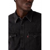 LEVIS BARSTOW WESTERN STANDARD ΠΟΥΚΑΜΙΣΟ ΤΖΙΝ ΑΝΔΡΙΚΟ DENIM BLACK