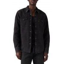 LEVIS BARSTOW WESTERN STANDARD ΠΟΥΚΑΜΙΣΟ ΤΖΙΝ ΑΝΔΡΙΚΟ DENIM BLACK