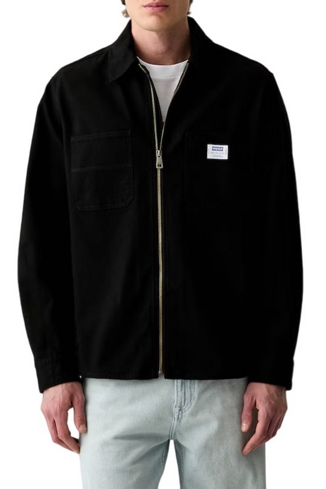 HUGO BOSS EKYZONE CASUAL SHIRT ΜΠΟΥΦΑΝ ΑΝΔΡΙΚΟ BLACK